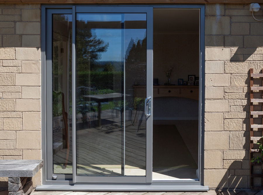 Visoglide aluminium sliding door