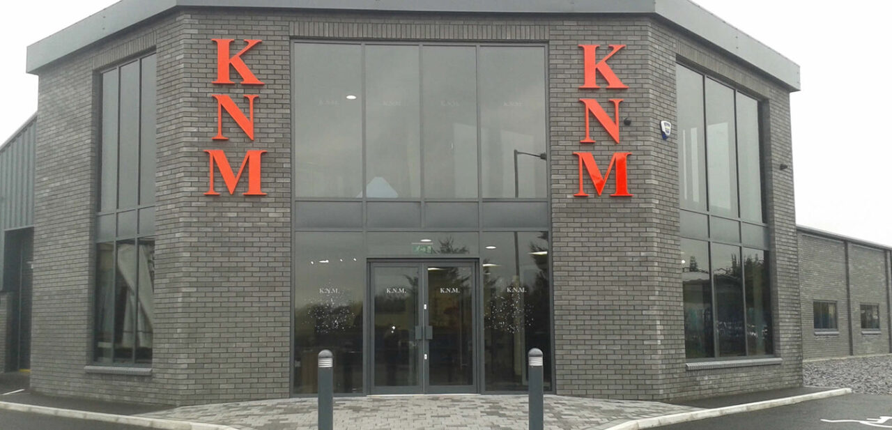 The KNM Ltd factory and offices on Village Farm Industrial Estate, Pyle, Bridgend